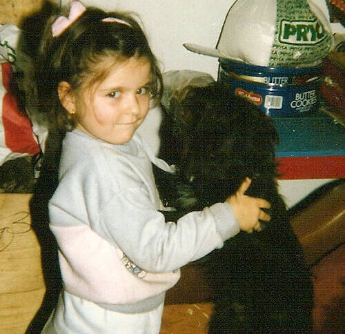 1990: Yacky, sin saberlo mi historia con los perros negros empezó muy pronto